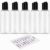 5 Pack 3.4 oz Travel Bottles for Toiletries TSA Approved Leakproof Plastic Empty Travel Size Bottles Containers with Labels by DNSEN