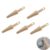 5 Pack Flat Mop Cleaning Scraper Microfiber Pads Brush Cleaner Heavy Duty Hair Removal Tool Attachment for Wet Dry Spray Mops Head Floor Buckets System by NentMent