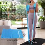 5 Pcs Professional Resistance Bands. Latex-Free, Elastic Band, Work Out Bands, Stretch Bands for Working Out Women or Men, Exercise Bands Set for Physical Therapy, Yoga, Pilates by lianjindun