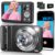 5K Digital Camera for Photography, 64MP Touchscreen WiFi Camera with Autofocus 6X Optical & 16X Digital Zoom, Dual-Lens Vlogging Camera for YouTube Video Anti-Shake, Travel… by Lecran