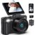 5K Digital Camera for Photography – 75MP WiFi Vlogging Camera for YouTube – UHD 18X Zoom Digital Cameras with Flip Screen 3″ 180° – Travel Photography Flash Camara for Beginners… by Demofit