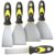 5Pcs Putty Knife, Set, 1″ 2″ 3″ 4″ 5″ Scraper, Spackle Knife, Paint Scraper, Scraper Tool, No Rusting, Perfect For Repairing Drywall, Removing Wallpaper, Mud, Plaster Scraping by Rerdeim