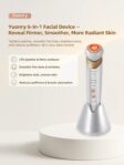 6-in-1 Age-Defying - Eye, Face & Neck Lift & Firm, 5-Color Light Therapy for Face with Microcurrent, Vibration, Heat & Cooling, Skin Care Tool for Youthful & Tightening Skin by Yuonry