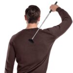 6 Pack Extendable Back Scratcher - Portable Telescoping Metal Back Scratchers/Hand Massager with Soft Rubber Handles for Thanksgiving, Birthday, Christmas Gifts by YIMICOO