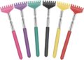 6 Pack Extendable Back Scratcher – Portable Telescoping Metal Back Scratchers/Hand Massager with Soft Rubber Handles for Thanksgiving, Birthday, Christmas Gifts by YIMICOO