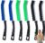6-Pack Hard Bristle Crevice Cleaning Brush, Best Tool for Cleaning Grout, Gaps, and Sink, Home Cleaning Essentials, Crevice Cleaning Tool for Kitchen and Household Use by Prelady