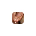 6 Pairs 14K Gold Plated Stud Earrings for Women, Hypoallergenic Cartilage Earrings for Multiple Piercing, Dainty Small Stackable Earrings Jewelry Set by YEEZII