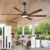 60-Inch Smart Outdoor Ceiling Fan with Light – High CFM Propeller Blades, Rustic Farmhouse Style, Alexa/Tuya App/Remote Control, Quiet DC Motor, Damp Rated for Patio, Porch, Gazebo by ShreeFindee