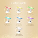 7 Color Face Massager Tool, Multifunctional Neck Facial Massager, Portable Face culpting Wand for Skin Care by WEIGFAHEN