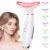 7 Color Galvanic Machines – Red Light Therapy for Face and Neck, Face Massager Tool for Wrinkles, Double Chin, Vibrating Facial Massager with Thermals, White by Dopsikn