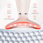 7 Color Neck Face Massager, Portable Facial Massager, Face Sculpting Tool for Skin Care with Vibration, Thermal by ASDWEUS
