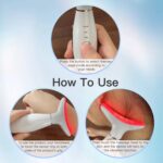 7 Color Neck Face Massager Tool, Facial Massager for Skin Care at Home, Face Sculpting Tool with Thermals, Vibration (White) by NUAKENE