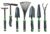 7-Piece Aluminum Alloy Heavy Duty Gardening Tool Set – Rust Proof, Ergonomic Handle, Includes Shovels, Rakes, Hoes & More for Gardening Enthusiasts by JIECHENG