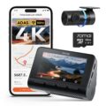 70mai 4K Dash Cam Front and Rear with STARVIS, Built in 5GHz WiFi & GPS Car Camera, Super Night Vision, ADAS, 3” IPS Screen, 24H Parking Mode, Time-Lapse, Loop Recording, with… by 70mai