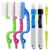7Pcs Crevice Cleaning Brush, Multifunctional Window Track Cleaning Tools and Window Groove Cleaning Brush, Home Kitchen Bathroom Window Faucets, Easy to Use Cleaner Supplies Tool by Eduftis