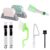 8 Pcs Hand-held Groove Gap Cleaning Tools,Door Window Track Cleaning Tools Groove Corner Crevice Cleaning Brushes for Sliding Door/Tile Lines/Shutter/Car Vents/Air… by Runloon