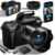 8K Digital Cameras for Photography, WiFi 64MP Vlogging Camera for YouTube, 4″ Touch Screen Professional Camera with Dual Lens, Auto Focu, 16X Digital Zoom, 3000mAh Batteries,… by FARCODLE