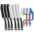 9 Pcs Crevice Cleaning Brush, Bathroom Gap Brush, Hand-held Groove Gap Cleaning Tools, Multifunctional Crevice Gap Small Cleaning Brush Tool, Shutter Door Window Track Kitchen… by Edgnb