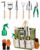 9-Piece Premium Gardening Tool Set for Women – Heavy Duty Stainless Steel Rust-Proof Tools with Fashion Storage Tote | Perfect Gardening Gifts for Mom, Mother’s Day, Birthday &… by Wevelel