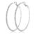 925 Sterling Silver Earrings Large Rhinestone Hoop Earrings Big Cubic Zirconia Hoop Earrings Thin Rhinestones Round Hoop Earrings for Women 20/30/40/50/60/70mm Sparkly Hoops… by OOOPEL