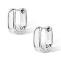 925 Sterling Silver Earrings Small Chunky Silver Earrings for Women Trendy Small Hoop Earrings Silver Hypoallergenic Earrings Small Thick Huggie Hoops Earrings for Jewelry Gifts by ALEXCRAFT