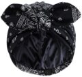 Ababalaya Satin Lined Beanies for Women Chemo Headwear Silky Lined Cotton Sleeping Cap by Ababalaya