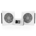 AC Infinity AIRPLATE T8 White, Quiet Cooling Dual-Fan System 6″ with Thermostat Control, for Home Theater AV Cabinets by AC Infinity