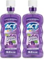 ACT Kids Anticavity Fluoride Rinse Groovy Grape 16.9 fl. oz. Accurate Dosing Cup, Alcohol Free (Pack of 2) by ACT