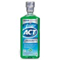 ACT Kids Pineapple Punch Fluoride Rinse 16.9 fl. oz. & ACT Mint Fluoride Mouthwash 18 fl. oz. Bundle with Accurate Dosing Cups by ACT