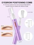 AHHFEI Rechargeable 5 in 1 Ear and Nose Hair Trimmer for Women, 2025 Professional Painless Eyebrow & Facial Hair Trimmer with Powerful Motor and Dual-Edge Blades Easy Cleansing by AHHFEI