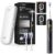 AI Electric Toothbrush with Smart Display for Adults Kids | 150-Day Rechargeable Toothbrush, Real-Time Map |3-Min Timer, Travel Case | Teens Sonic Toothbrush Gift (G5S Black) by SAKYPRORAL