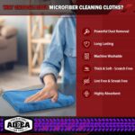 AIDEA Microfiber Cleaning Cloth, 50PK, Microfiber Towels for Cars, Premium Wash Cloths, Dusting Cloth Cleaning Rags, Absorbent Towels for SUVs, House, Kitchen, Window, Cleaning... by AIDEA