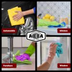 AIDEA Microfiber Cleaning Cloth, 50PK, Microfiber Towels for Cars, Premium Wash Cloths, Dusting Cloth Cleaning Rags, Absorbent Towels for SUVs, House, Kitchen, Window, Cleaning... by AIDEA