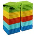 AIDEA Microfiber Cleaning Cloth, 50PK, Microfiber Towels for Cars, Premium Wash Cloths, Dusting Cloth Cleaning Rags, Absorbent Towels for SUVs, House, Kitchen, Window, Cleaning… by AIDEA