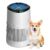 Air Purifiers for Bedroom Home, Air Purifier for Smoke Odors with Fragrance Sponge, Small Air Purifier with Sleep Mode for Bedroom Office, Blue Night Light, White, 1 Pack+3 Modes by MERONTE