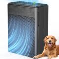 Air Purifiers for Home Pets Covers Up to 1500 Sq Ft,H13 Hepa Filter with Washable Pre-Filter,Pet Hair Dander Smoke Air Cleaner,22 dB Quiet Sleep for Living Room Bedroom… by YARIKI