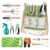 All-in-One Garden Tool Set, 11-Piece Heavy Duty Gardening Tools with Ergonomic Canvas Shoulder Crossbody Bag, Rust-Proof Premium Garden Tool Kit, Gardening Gift for Women Men,… by Grenebo