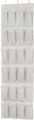 Amazon Basics 24 Medium Pocket Over-the-Door Hanging Shoe Organizer, Light Grey by Amazon Basics