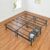 Amazon Basics Bed Frame with Storage, Foldable Metal Platform, Sturdy Steel, No Box Spring Needed, 14-inch High, Tool-Free Setup, Queen Size, Black by Amazon Basics