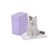 Amazon Basics Cat Litters Pee Pads, 40 Count, Universal Fit for Litter Box, Odor Control with Fresh Scent, Purple and White by Amazon Basics