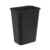 Amazon Basics Trash Can, Rectangular Commercial Office Wastebasket, 10 Gallon (Pack Of 1), Black (Previously AmazonCommercial brand) by Amazon Basics