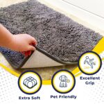 Amazon.com: Muddy Mat® Shown on TV Super Absorbent Microfiber Dog Door Mat for Muddy Paws, Non-Slip Washable Pet Rug, Quick Dry Chenille Entryway Carpet, Machine Washable Indoor... by