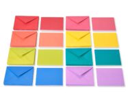 American Greetings Single Panel Blank Cards with Envelopes, Rainbow Colors (200-Count) by American Greetings