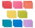 American Greetings Single Panel Blank Cards with Envelopes, Rainbow Colors (200-Count) by American Greetings