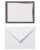 American Greetings Single Panel Blank Cards with Envelopes, White with Black Border (40-Count) by American Greetings