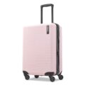 American Tourister Stratum XLT Expandable Hardside Luggage with Spinner Wheels, Pink Blush, Carry-On 21-Inch by American Tourister