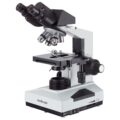 AmScope B490B Compound Binocular Microscope, WF10x and WF20x Eyepieces, 40X-2000X Magnification, Brightfield, Halogen Illumination, Abbe Condenser, Double-Layer Mechanical… by AmScope