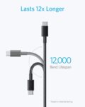 Anker Cable, USB A to USB C Cable for iPhone 17 Series,Samsung Galaxy S10 S10+, LG V30, Beats Fit Pro and More (2, Black, 6ft) by Anker