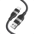 Anker Car Carplay Cable for iPhone 17 16 Pro Max Plus, Upcycled Braided USB A to USB C Car Charger Cord for Samsung Note20 and More (3FT, Black) by Anker