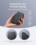 Anker MagGo Power Bank, Ultra-Slim 10,000mAh Magnetic Battery Pack, Qi2 Certified 15W Ultra-Fast MagSafe Compatible Portable Charger, Ergonomic Design, for iPhone17/16/15/14... by Anker